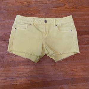 Junior’s American Eagle Denim Neon Jean Shorts